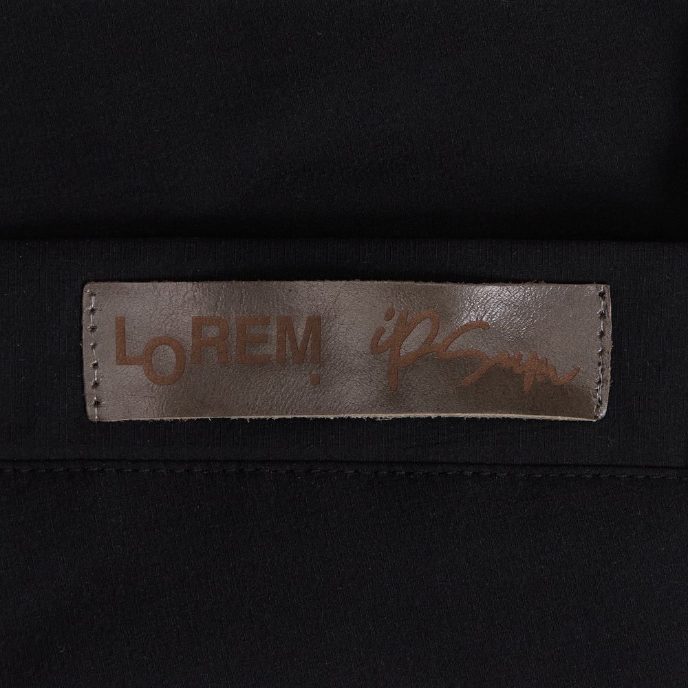 Лейбл кожаный Pasek, S, серый-3