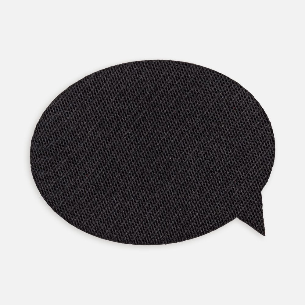 Наклейка тканевая Lunga Bubble, M, черная-1