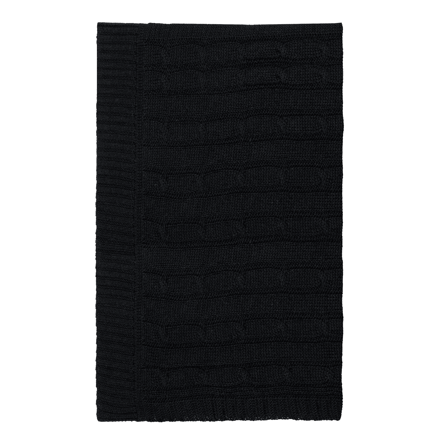 Плед Fado вязаный, темно-синий (без подарочной коробки)-1