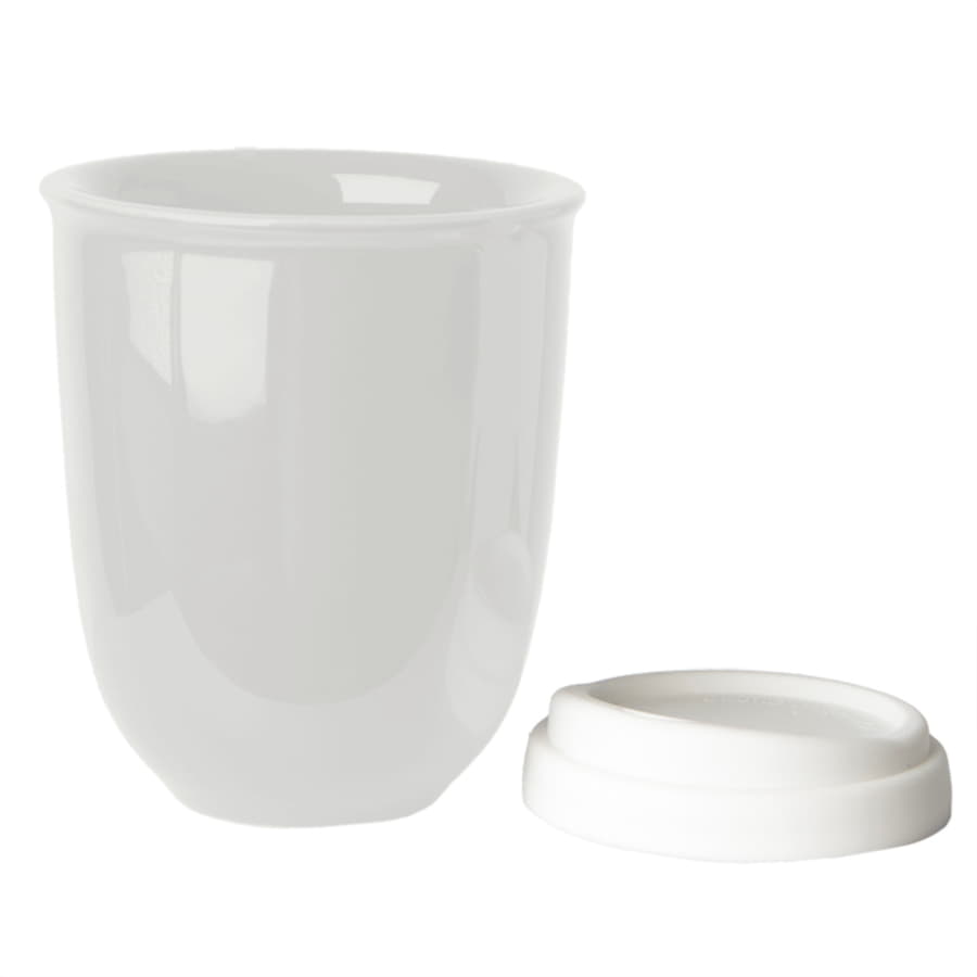 Стакан CAPSULA с крышкой, белый, белый-1