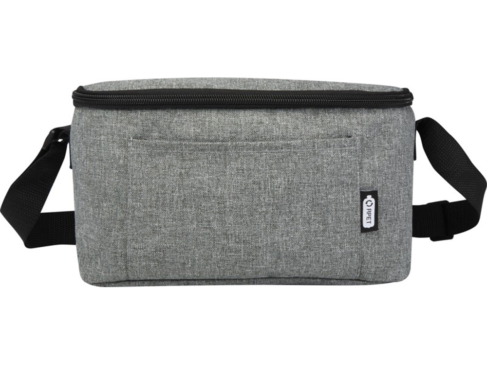 Tundra сумка-холодильник на 6 банок из переработанного РЕТ-пластика - Серый яркий-1