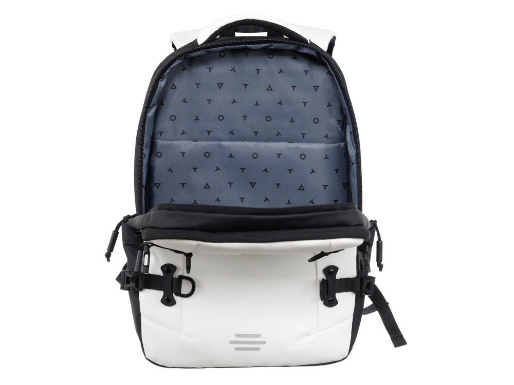 Рюкзак спортивный TORBER ЭКСТРИМ 18, белый/чёрный, 31 х 12 х 46 см, 17л-5