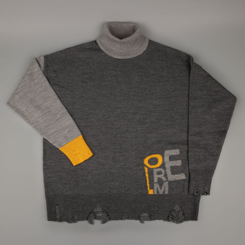 Свитер оверсайз Tricksy Net Grunge на заказ, полушерсть-2