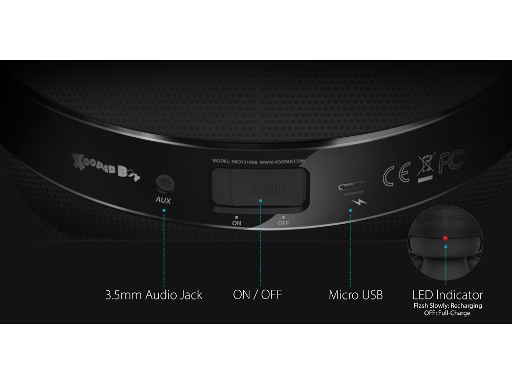 Портативная колонка XOOPAR Grand XBOY, черный-6