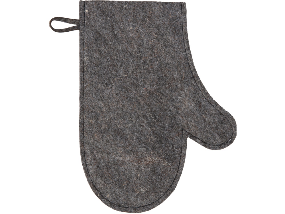 Рукавичка для бани и сауны Healing, серый графит-1