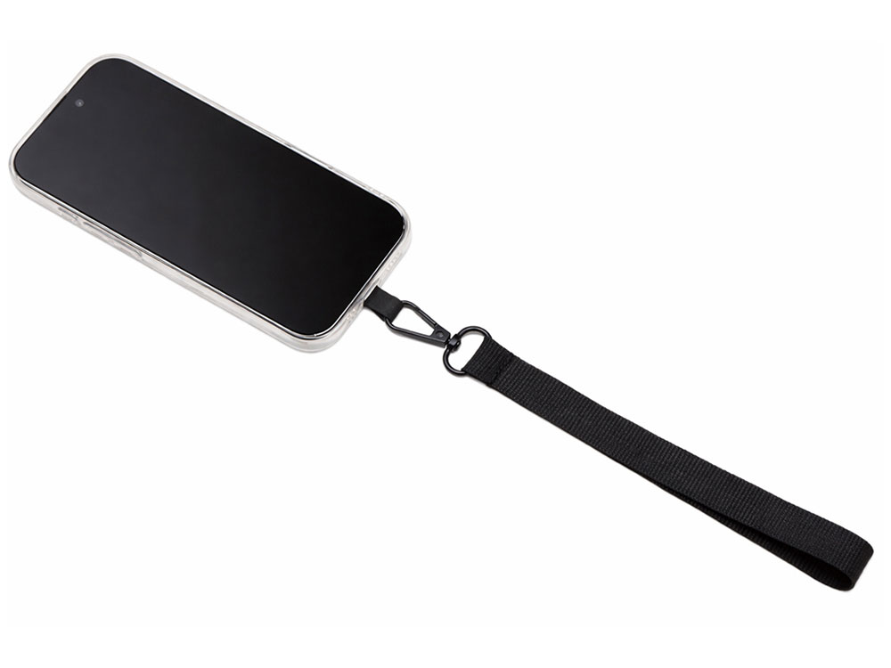 Ремешок на руку для телефона Рист, черный-3