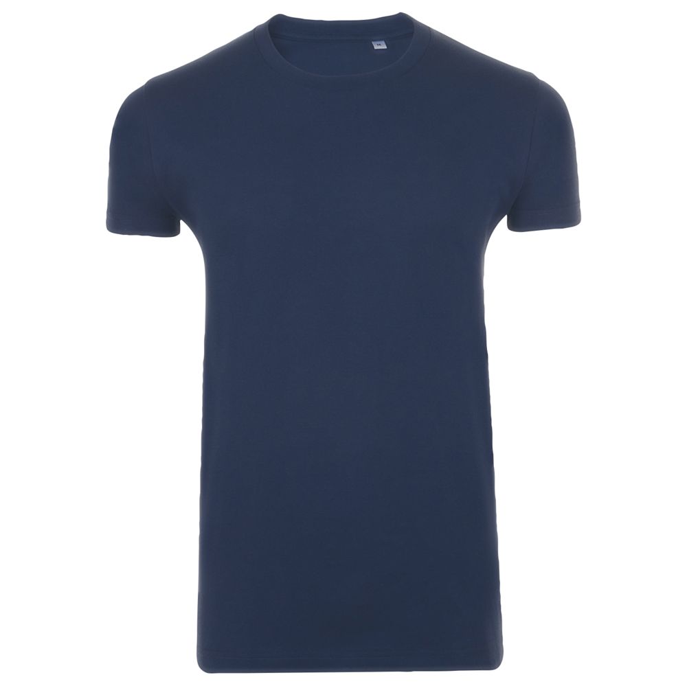 Футболка мужская приталенная Imperial Fit 190, кобальт (темно-синяя)-0