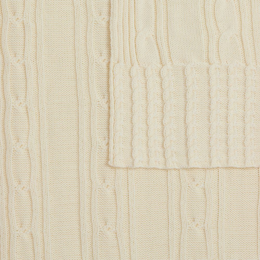 Плед Remitti, белый (молочный)-2