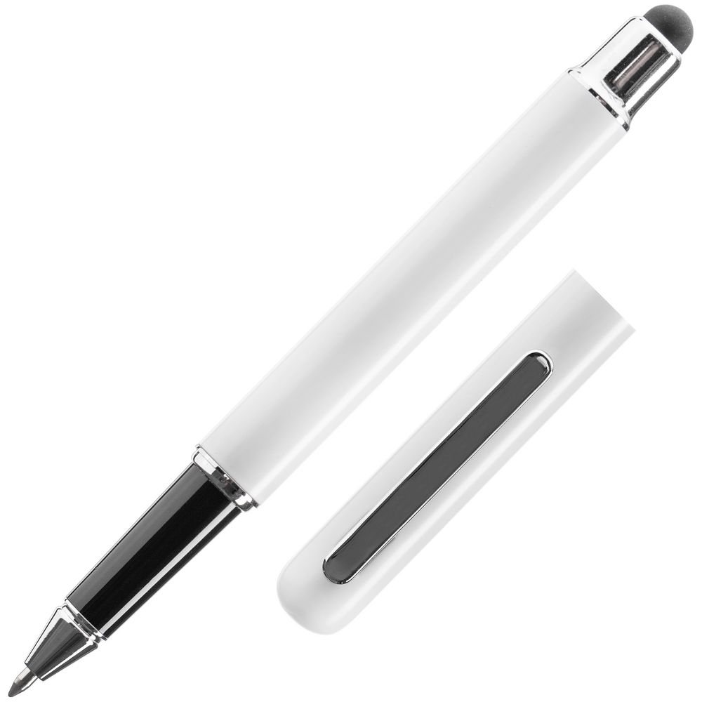 Роллер Scribo со стилусом, матовый белый-0