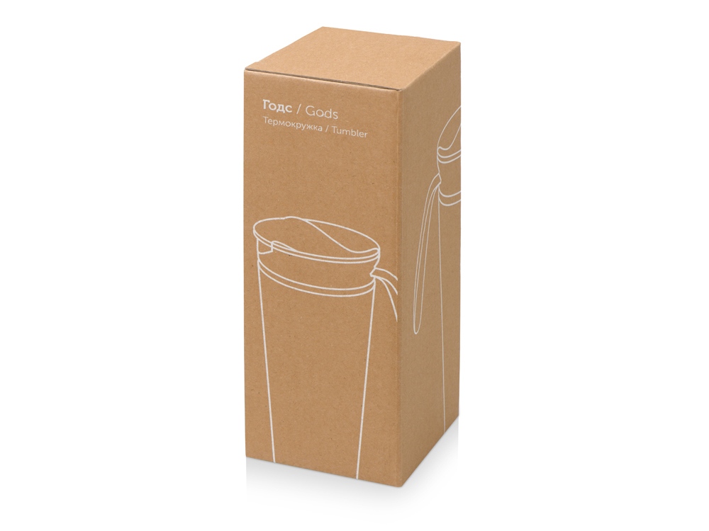 Термокружка Годс 470мл на присоске, синий-7