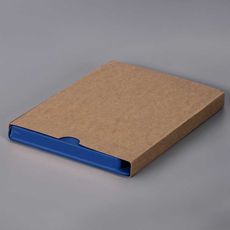 Ежедневник недатированный Solas, формат А5, с магнитом синий ройал, кремовый блок  в линейку, синий ройал-6