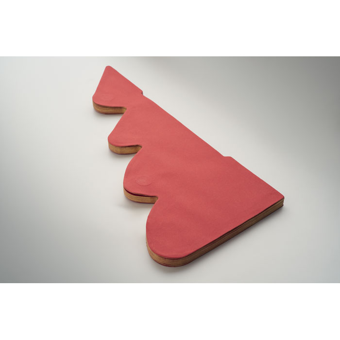 Paper Xmas tree decoration, красный-2