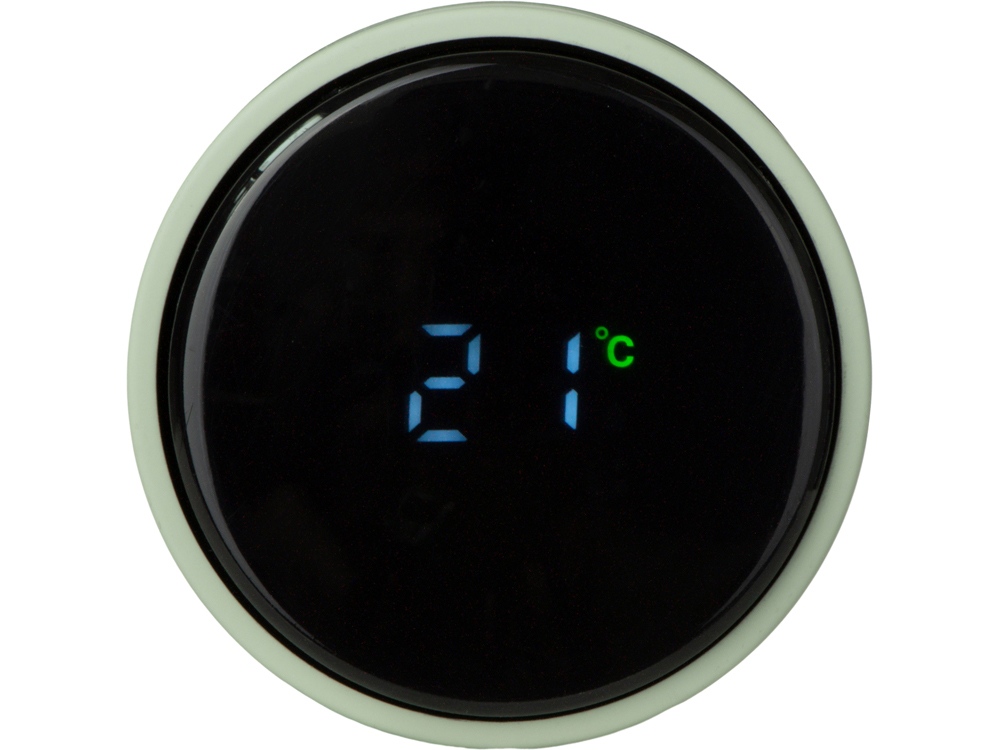 Вакуумный термос Module X с индикатором температуры, 500 мл, тубус, оливковый-5