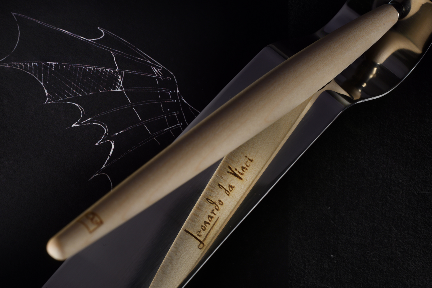 Вечная ручка Pininfarina Piuma LEONARDO MAPLE WOOD-11