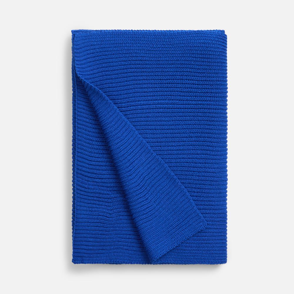 Шарф Nobilis Mono, ярко-синий-1