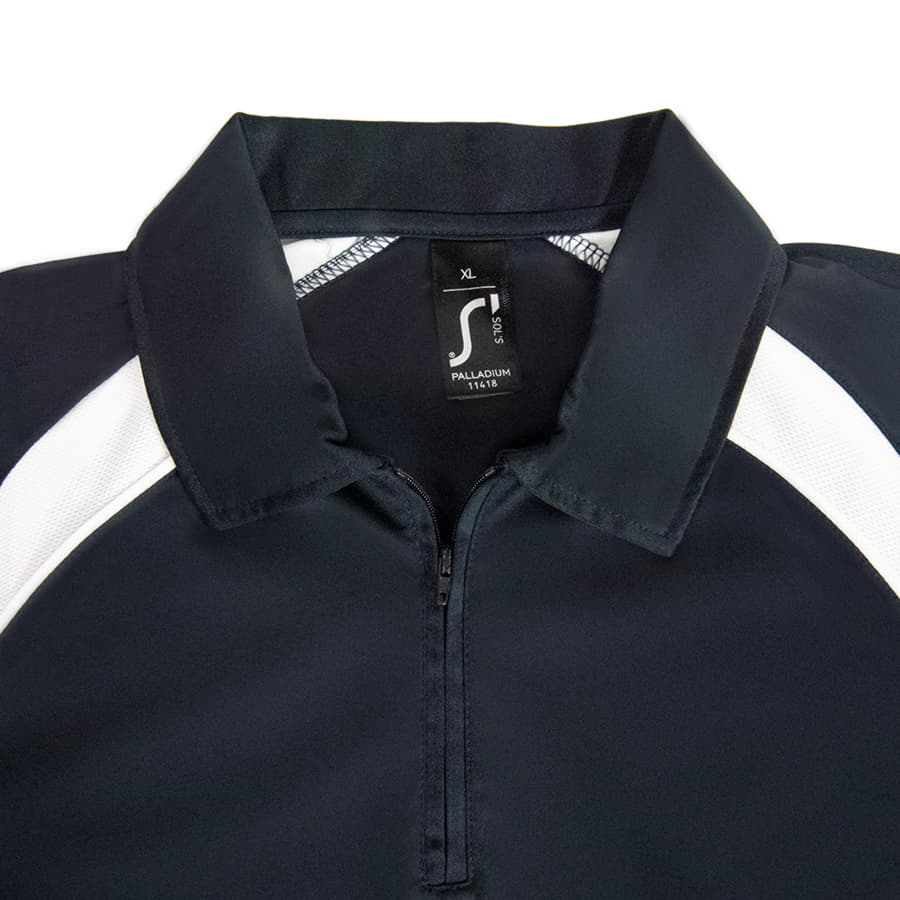 Поло мужское PALLADIUM 140, темно-синий, белый-4