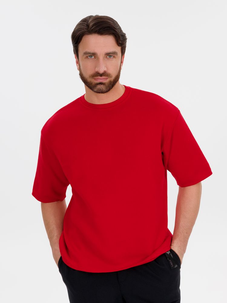 Джемпер с коротким рукавом Siluetti Volumica, красный-3