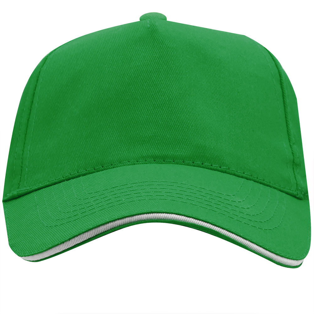 Бейсболка 5-панельная ERIS, Папоротниковый-0