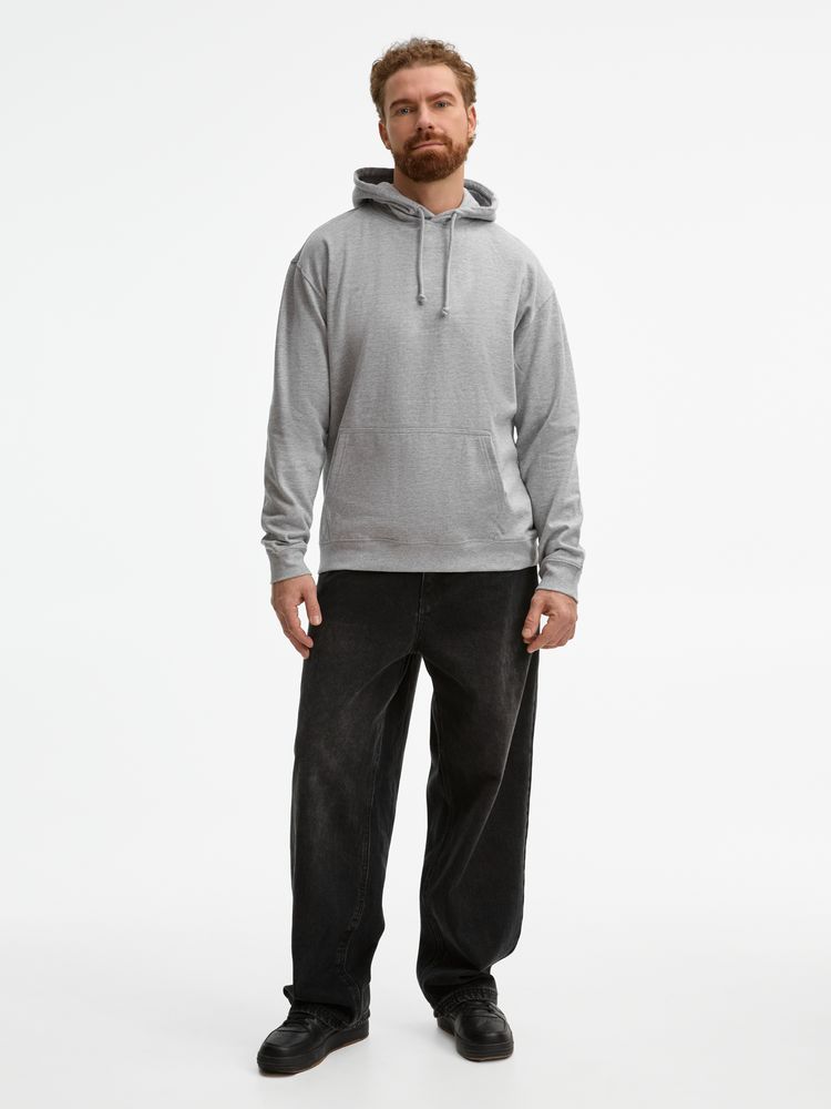 Худи унисекс Condor, серый меланж-5