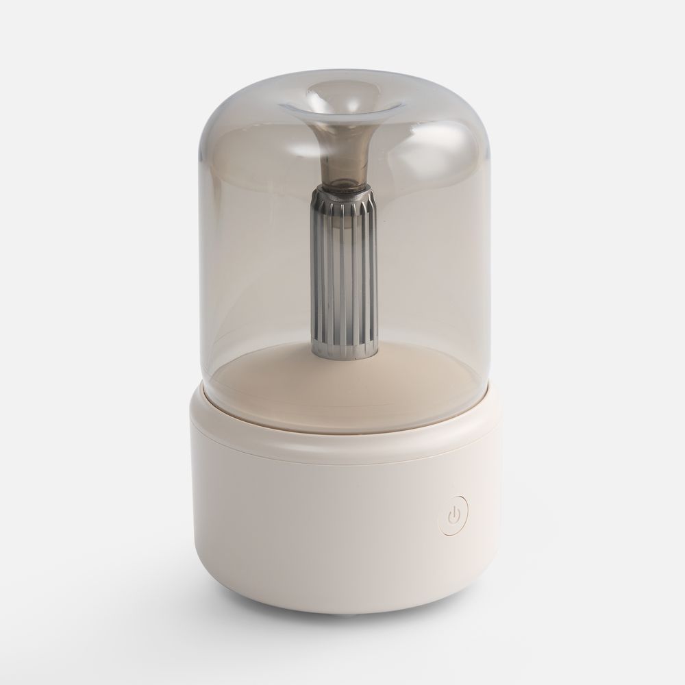 Увлажнитель-ароматизатор с подсветкой mistFlicker, молочно-белый-2