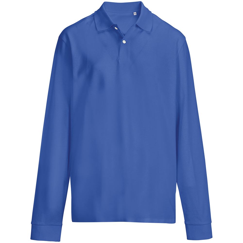 Рубашка поло унисекс с длинным рукавом Pacific LSL, ярко-синяя (royal)-1