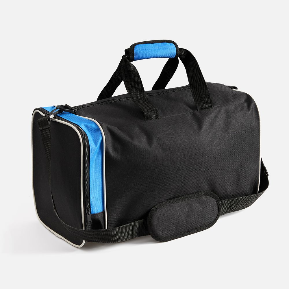 Спортивная сумка Fitnext, черная с синим-0