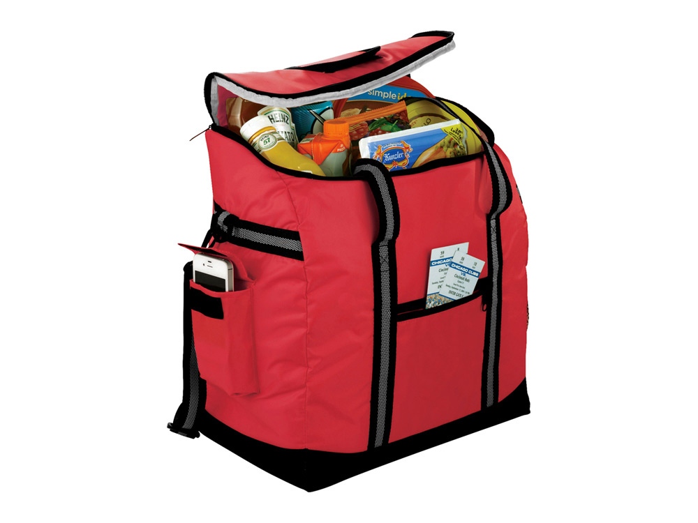 Сумка-холодильник Beach Side Deluxe, красный-1