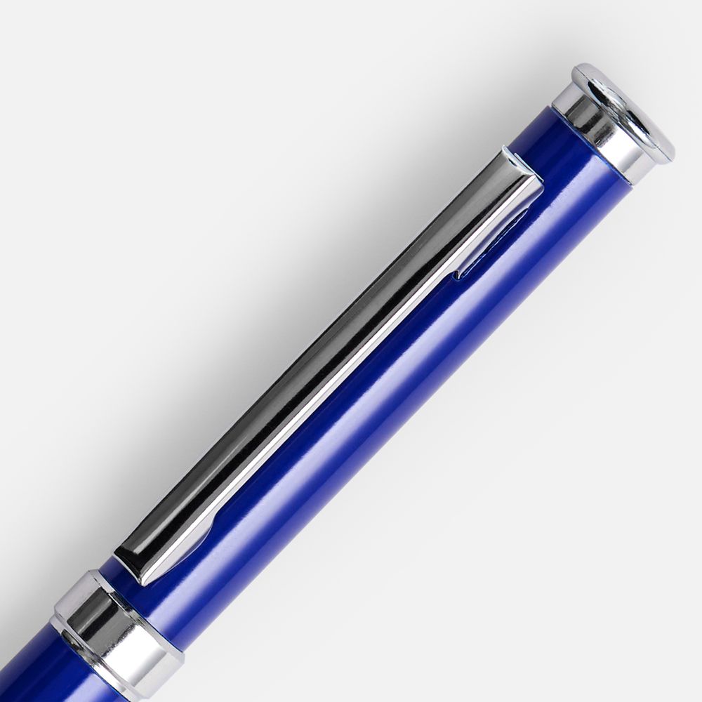 Ручка шариковая Finn Chrome, синяя-1