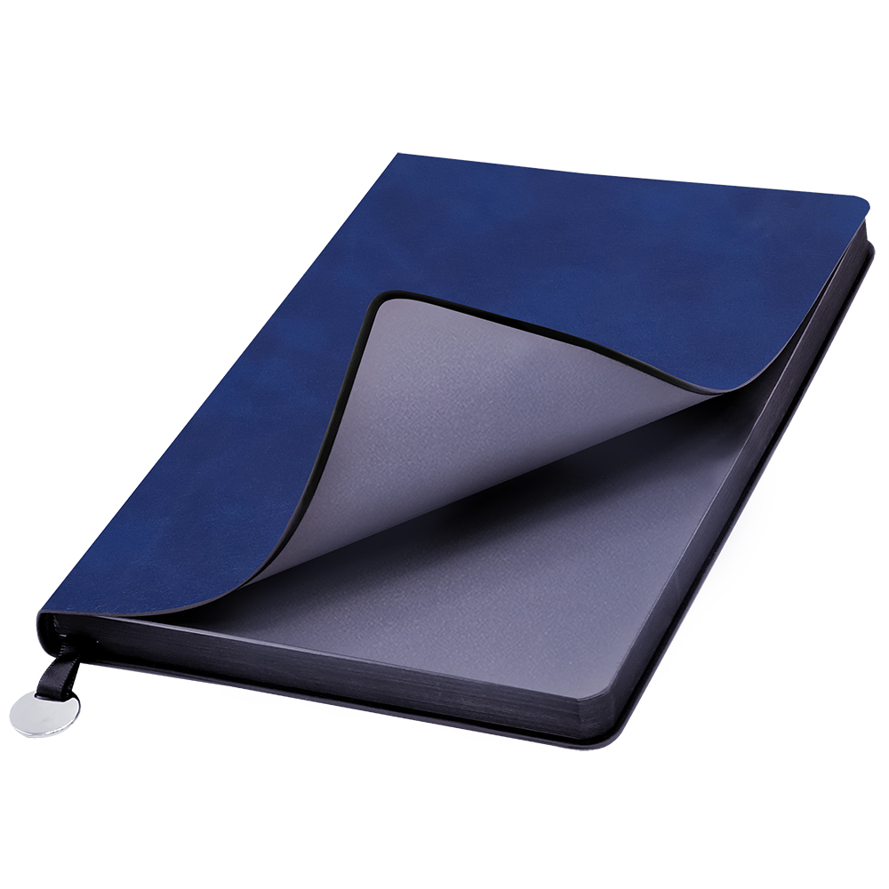 Ежедневник A5 недатированный Impero в мягком переплёте, Темно-синий-0