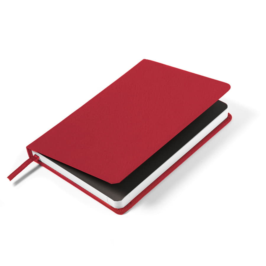 Ежедневник недатированный Duncan, формат А5,  в линейку, красный-4