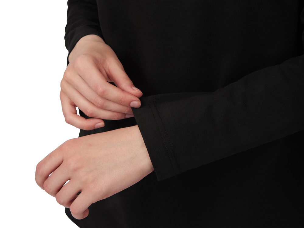 Лонгслив оверсайз Berlin унисекс, черный-5