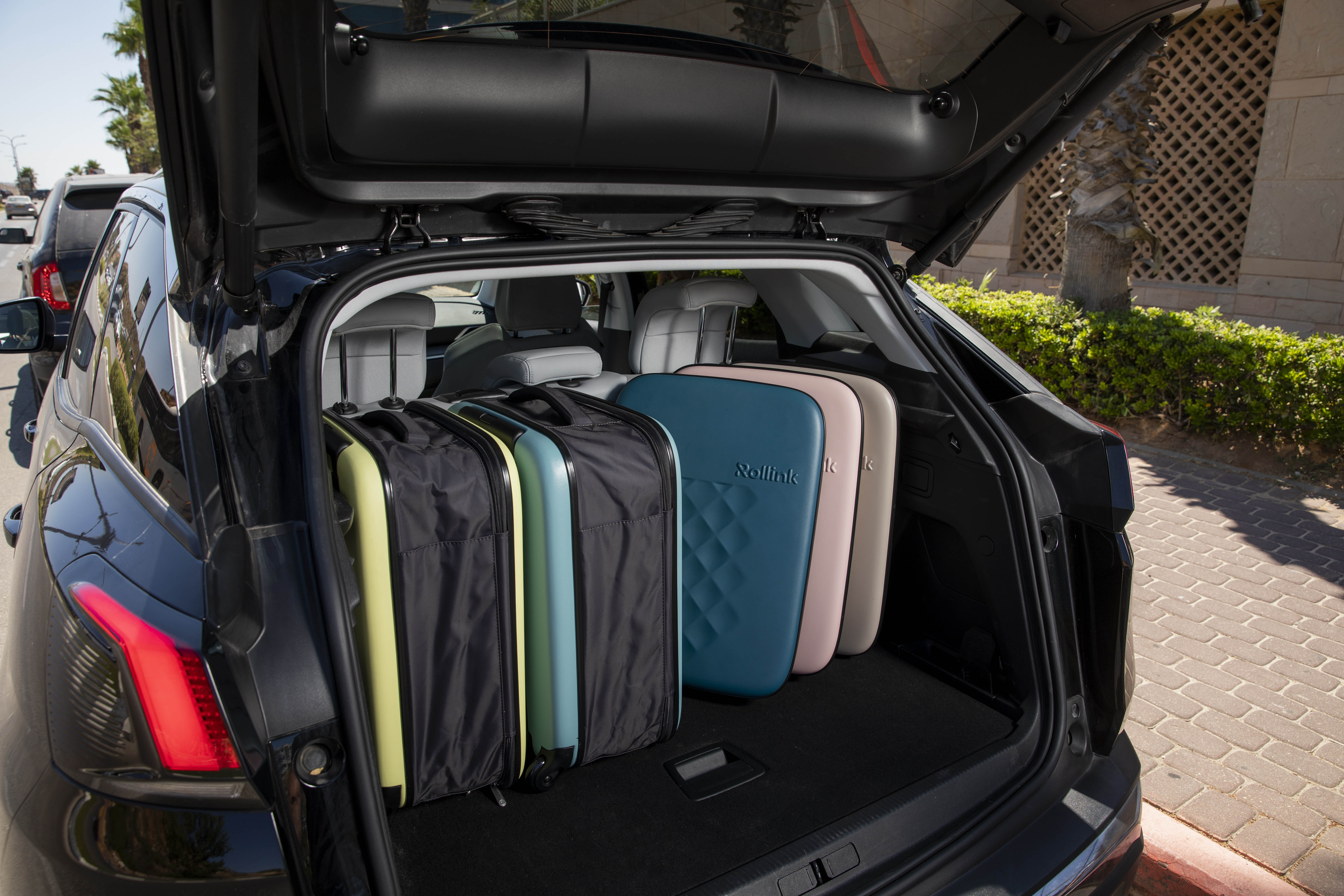 Чемодан складной Rollink Vega II 55x40x20 см, 2 колеса, бирюзовый-19