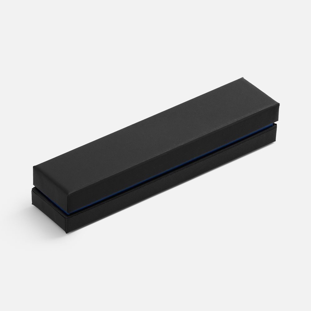 Ручка шариковая Broad Ring в футляре, глянцевая, синяя-1