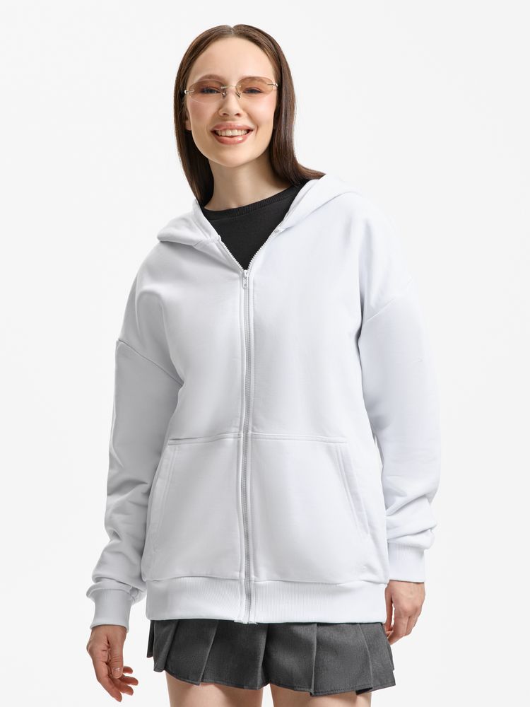 Толстовка унисекс оверсайз Sartoro, белая-5