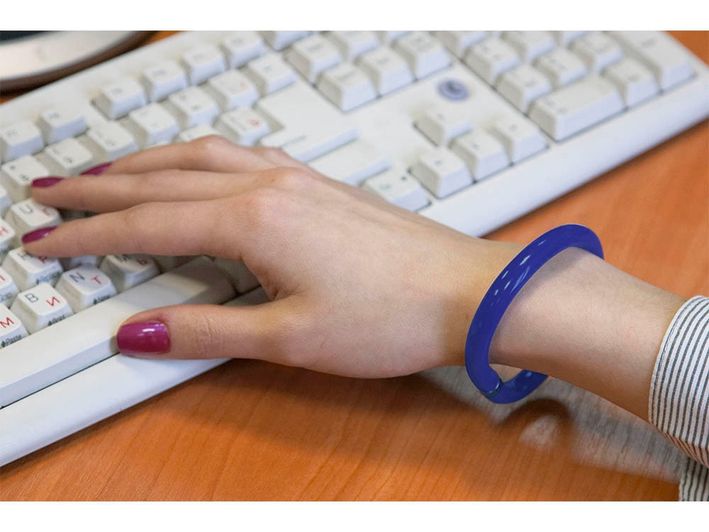 Ручка шариковая-браслет Арт-Хаус, синий-2