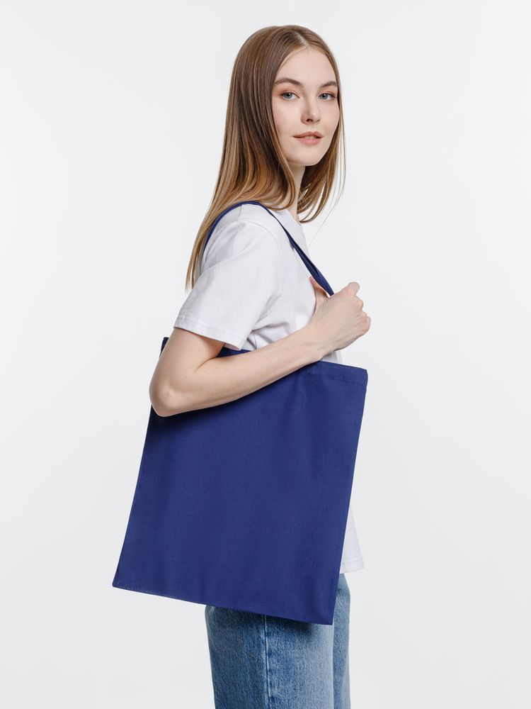 Холщовая сумка Neat 140, синяя-2