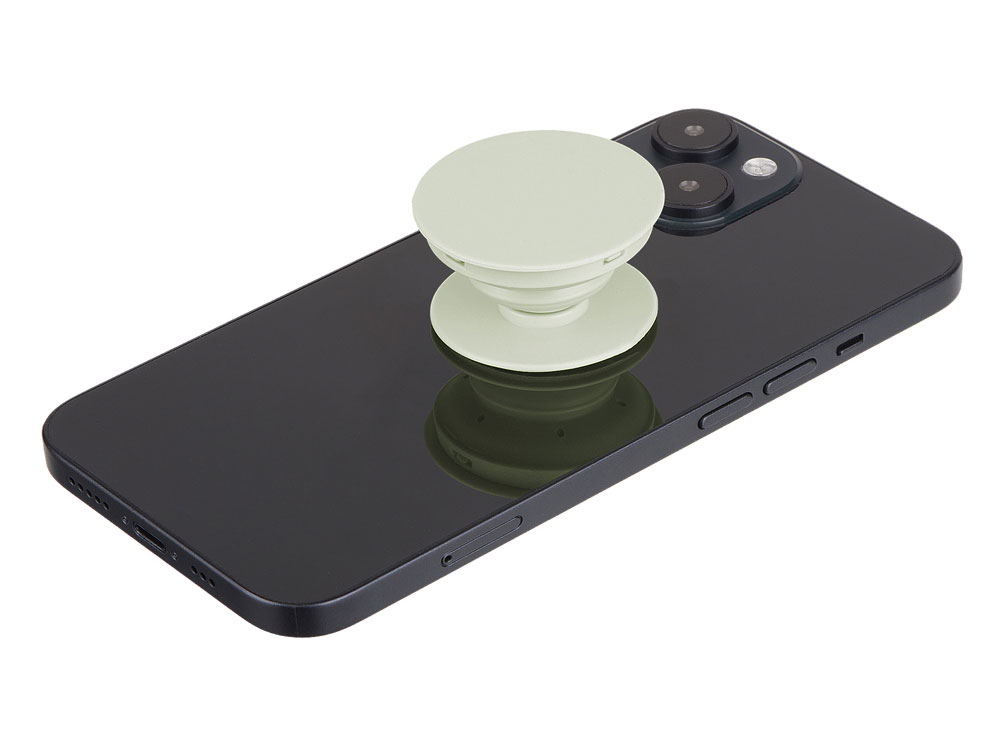 Держатель для телефона Pop Stand, оливковый-3