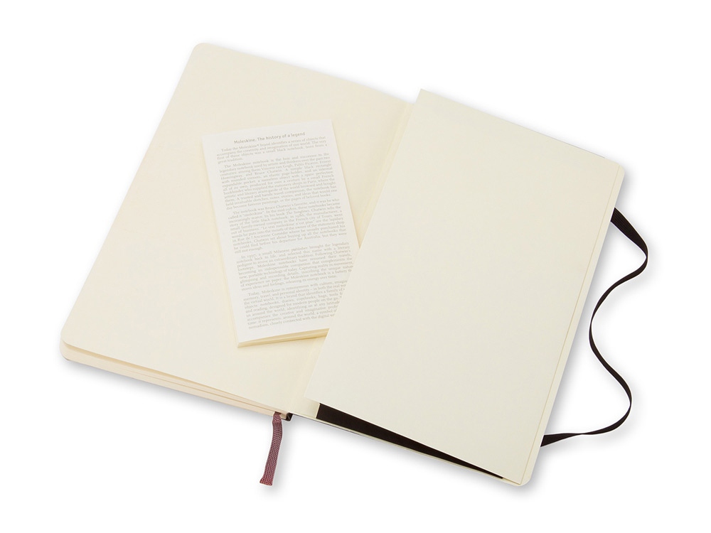 Записная книжка Moleskine Classic Soft (в линейку), Large (13х21см), черный-3