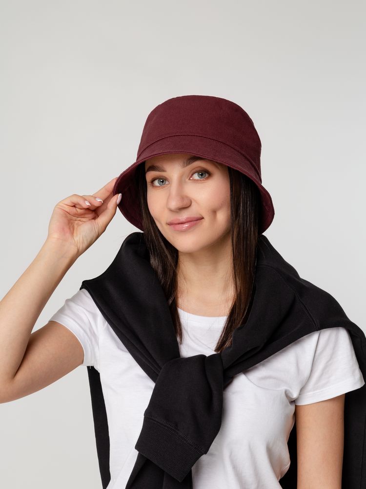 Панама Sombra, бордовая-2