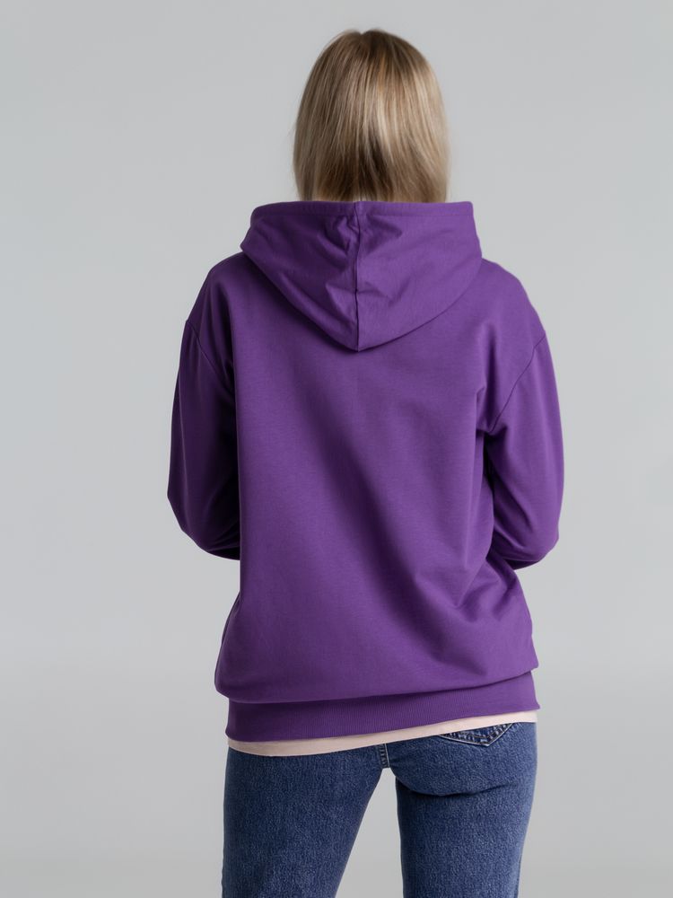 Толстовка на молнии с капюшоном Unit Siverga, фиолетовая-7