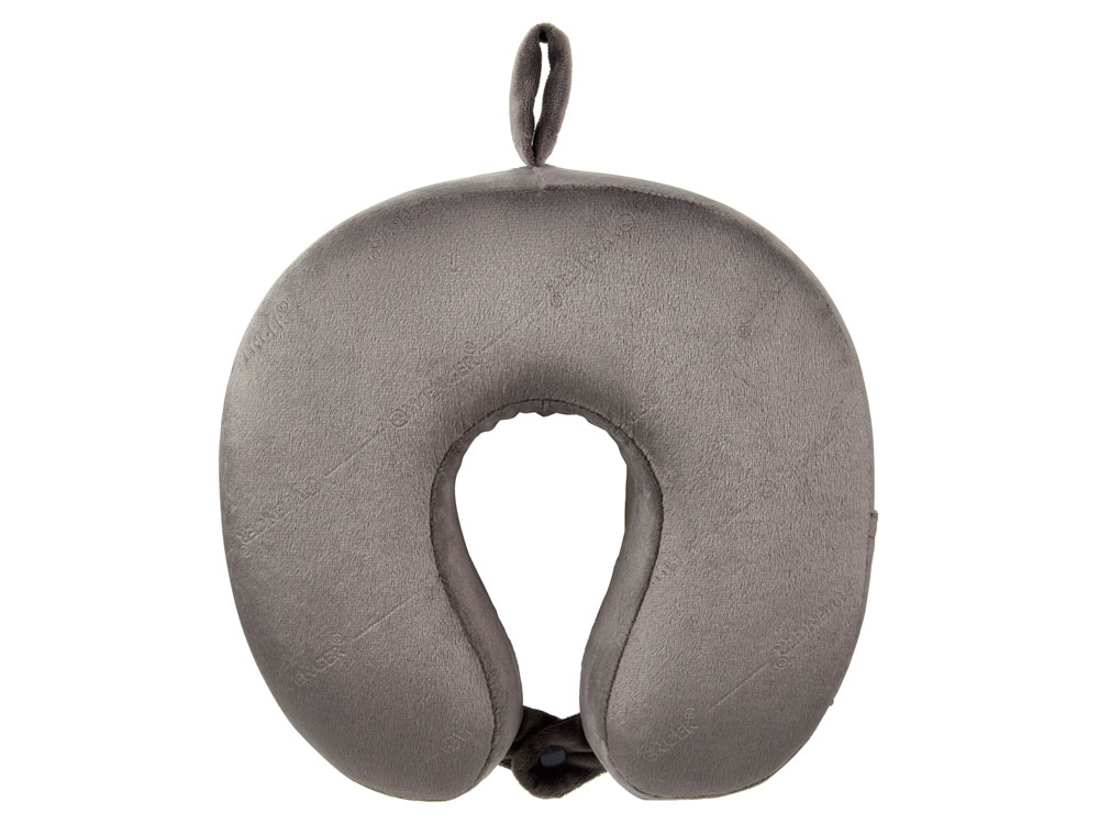 Подушка для самолета WENGER, с эффектом памяти, серая, флис-1