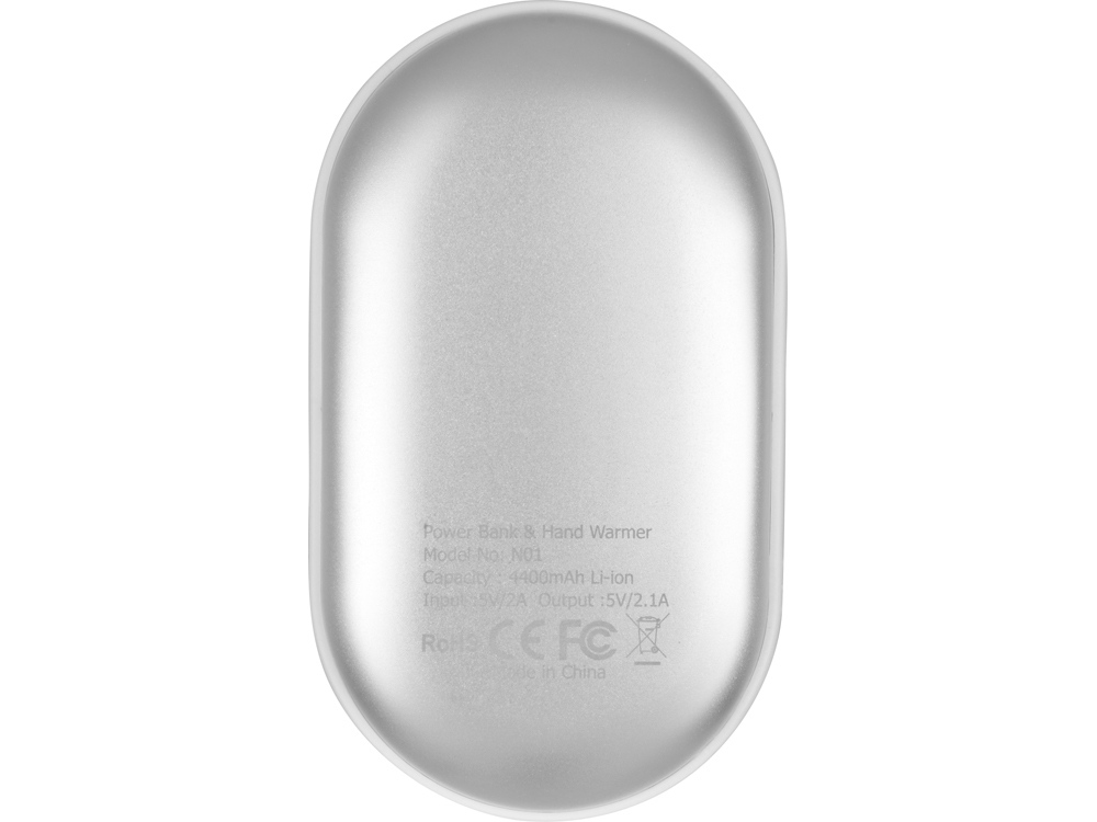 Портативное зарядное устройство с функцией обогрева Handy, 4400 mAh-5