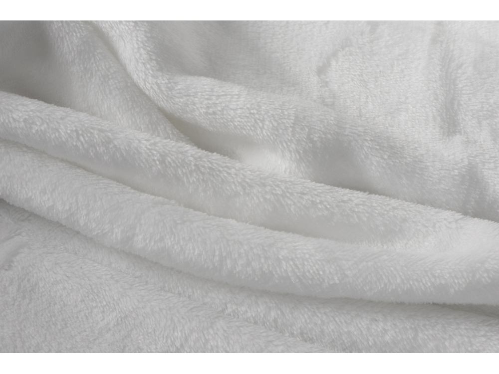 Плед мягкий флисовый Fancy, белый-1