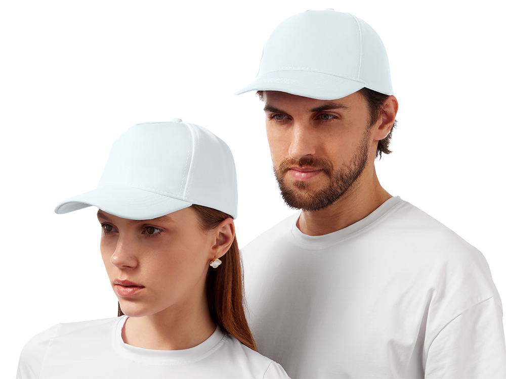 Бейсболка из структурной ткани Fargo, белый-0