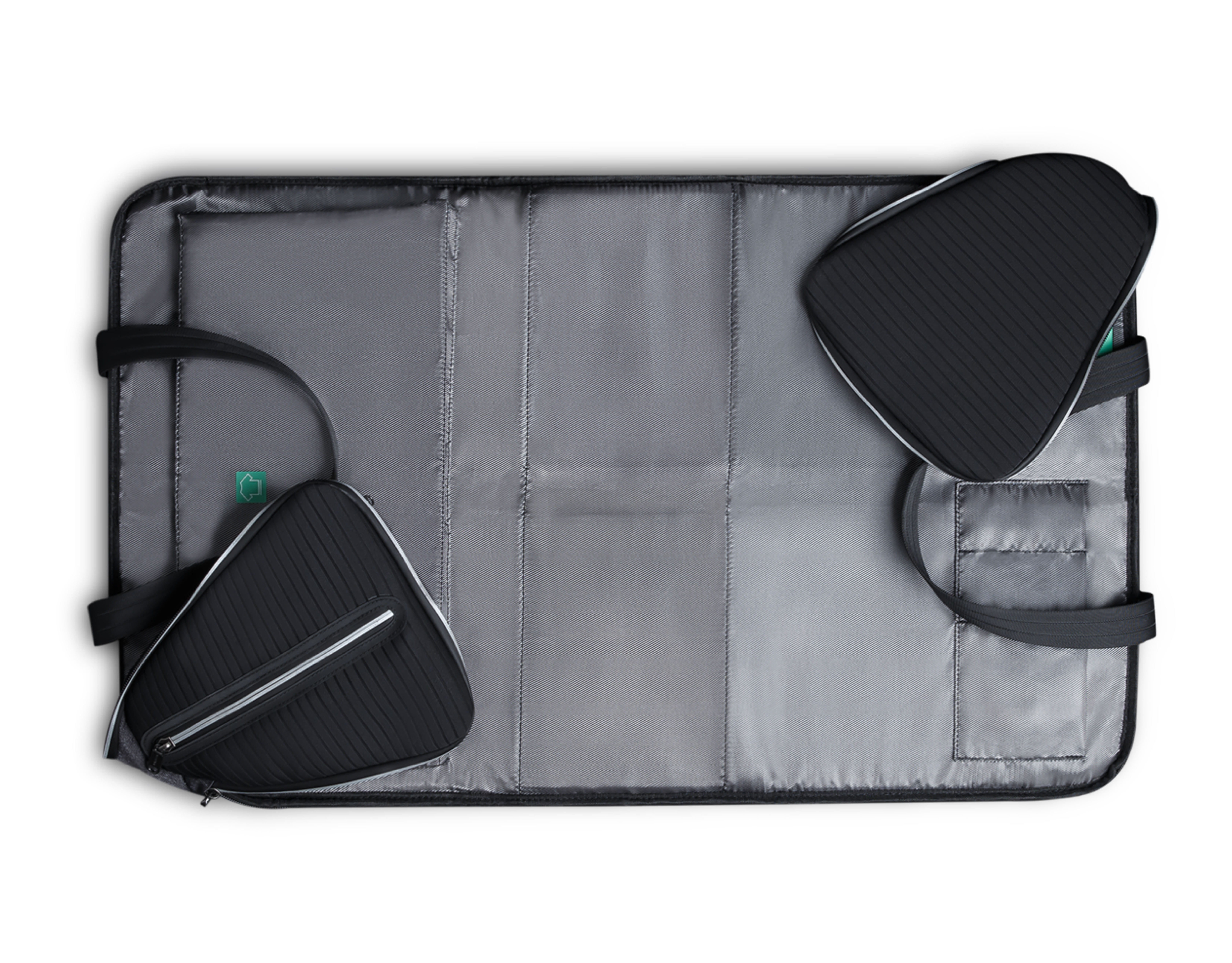 Спортивная сумка FlexPack Gym 49х26х23 см, темно-серая-9