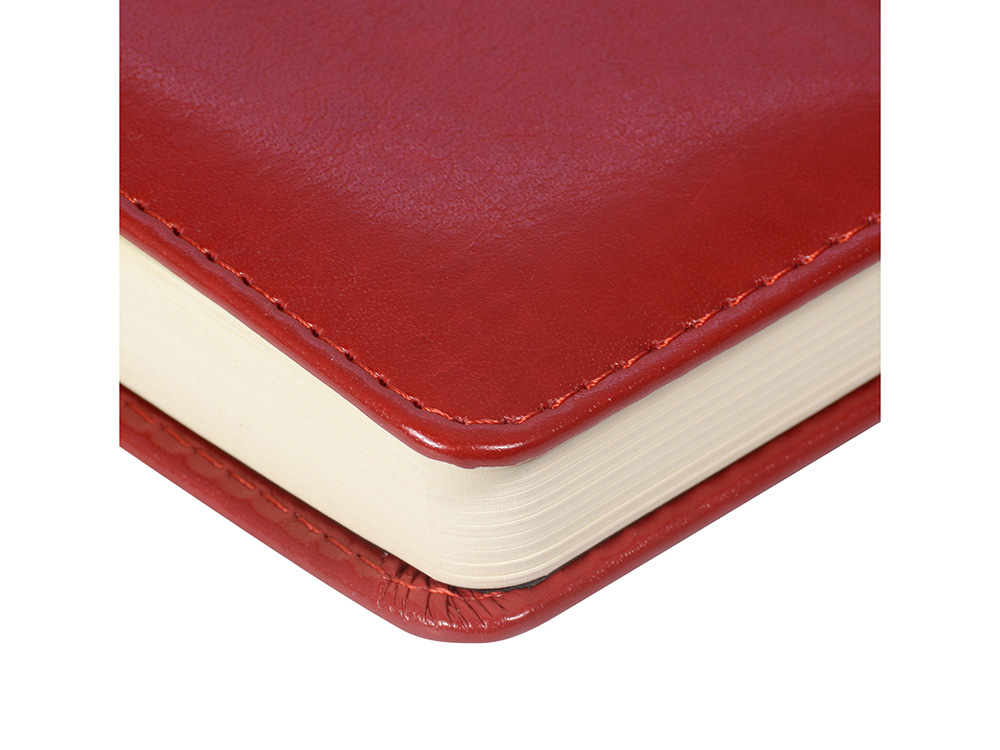Ежедневник А5 недатированный Prestige, красный-3