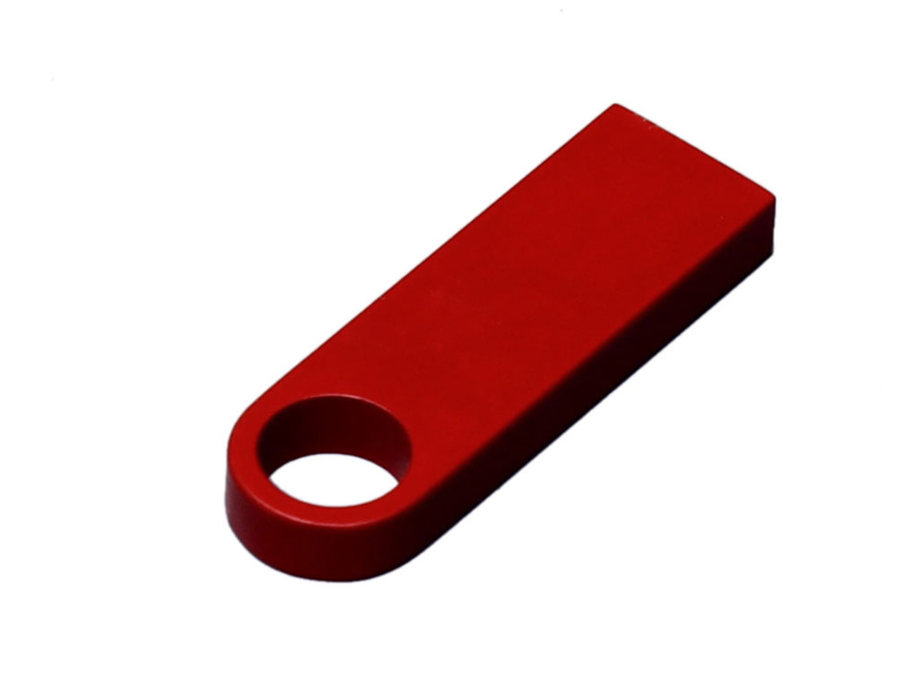 USB 3.0-флешка на 32 Гб с мини чипом и круглым отверстием, красный-2