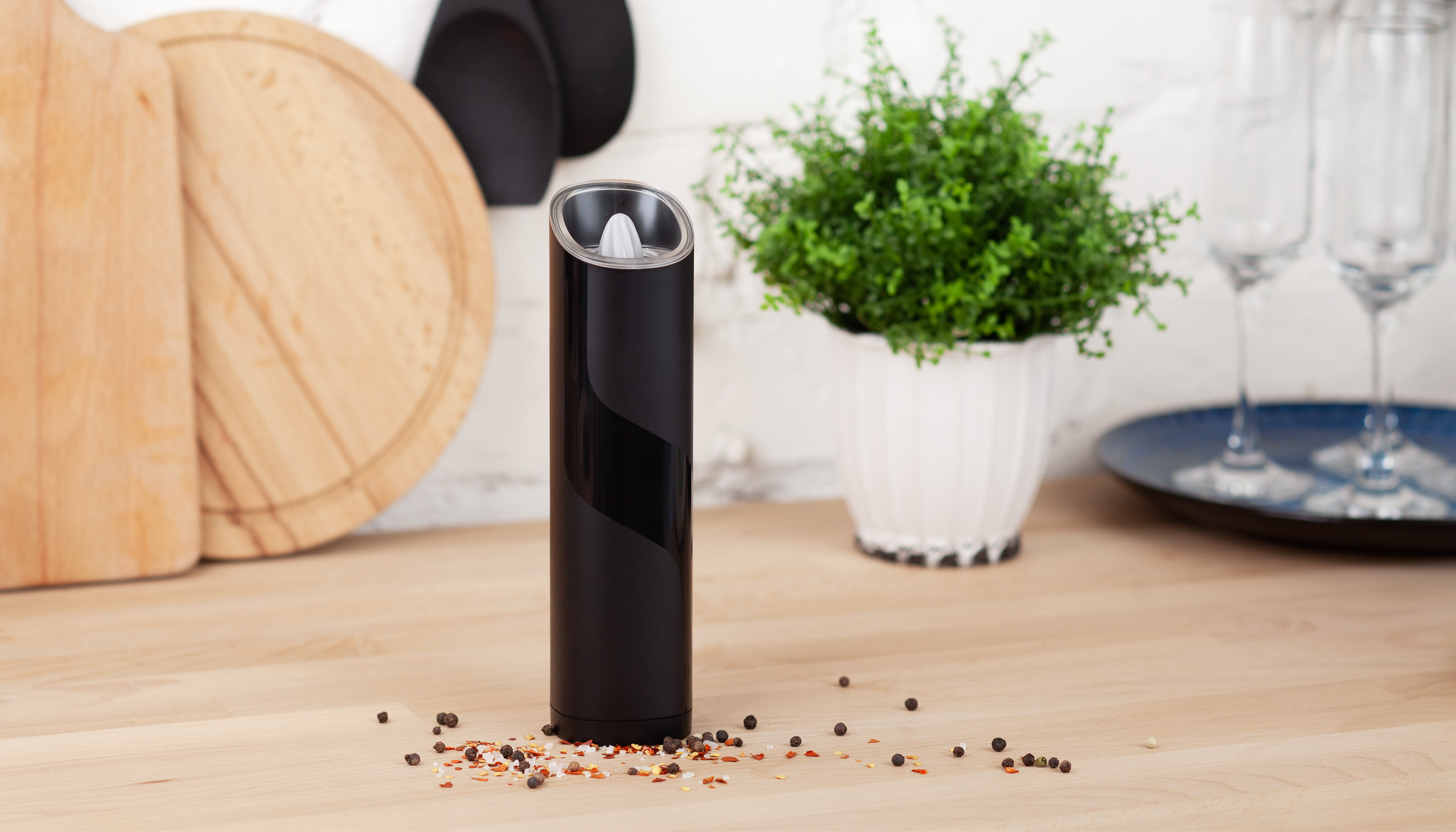 Гравитационная электрическая мельница "Модерн" для специй-1