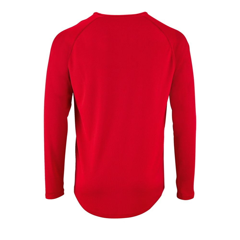 Футболка с длинным рукавом Sporty LSL Men, красная-1