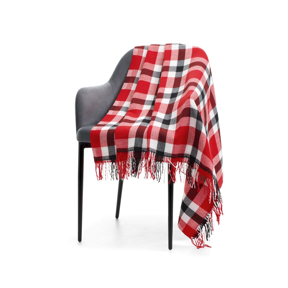 Плед «Валдай», красный-2